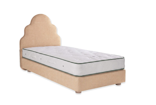 The Ebford Bed | Slubby_Linen - Powder