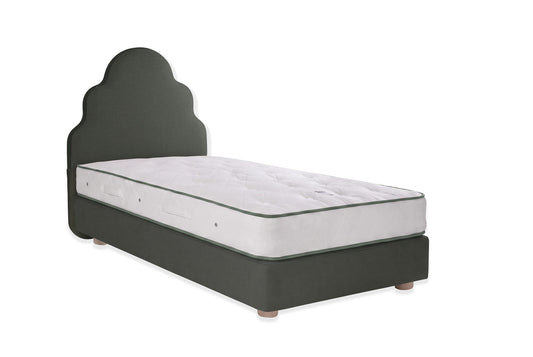 The Ebford Bed | Cotton_Velvet - Anthracite