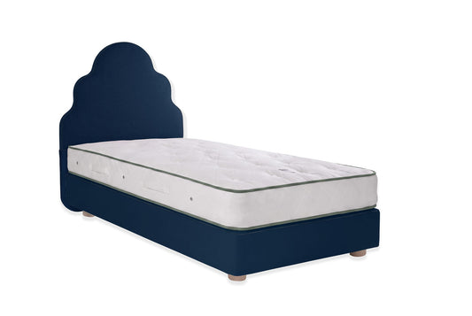 The Ebford Bed | Cotton_Velvet - Marine