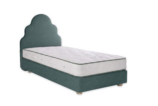 The Ebford Bed | Washed_Linen - Deep Teal