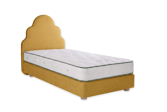 The Ebford Bed | Washed_Linen - Mustard