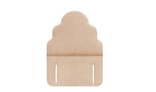 The Ebford Headboard | Slubby_Linen - Powder