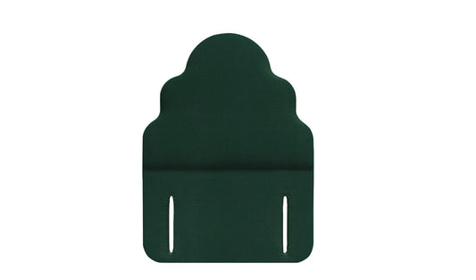 The Ebford Headboard | Cotton_Velvet - Evergreen