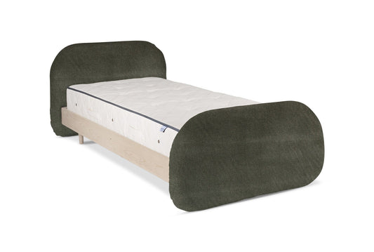 The Garfield Bed | Velvet - Anthracite