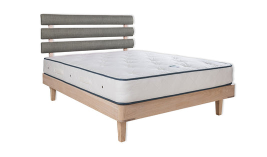 The Great Torrington Bed | Linara_Cotton_Linen - French Grey