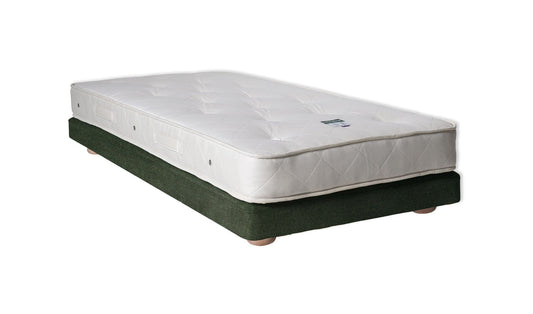 The Gulliver Floor Bed | Cotton_Velvet - Evergreen