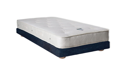 The Gulliver Floor Bed | Cotton_Velvet - Marine