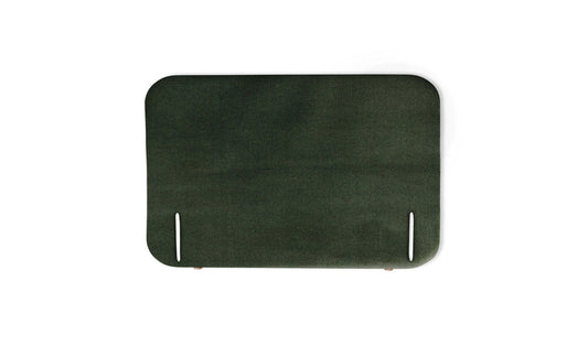 The Halstock Headboard | Cotton_Velvet - Evergreen