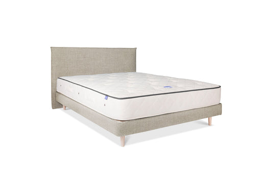 The Low Prideaux Bed | House_Wool - Oyster