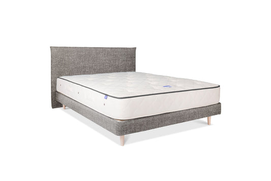 The Low Prideaux Bed | House_Wool - Truffle