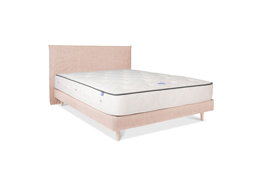 The Low Prideaux Bed | Washed_Linen - Blossom