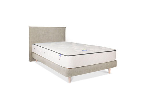 The Low Prideaux Bed | House_Wool - Oyster