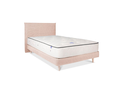 The Low Prideaux Bed | Washed_Linen - Blossom