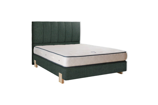 The Lydford Bed | Washed_Linen - Deep Teal