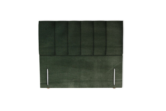The Lydford Headboard | Cotton_Velvet - Evergreen