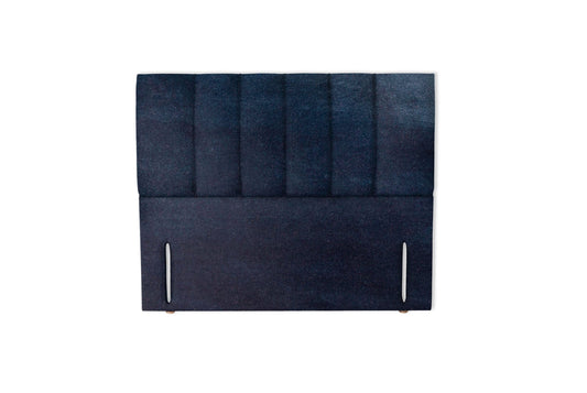 The Lydford Headboard | Cotton_Velvet - Marine