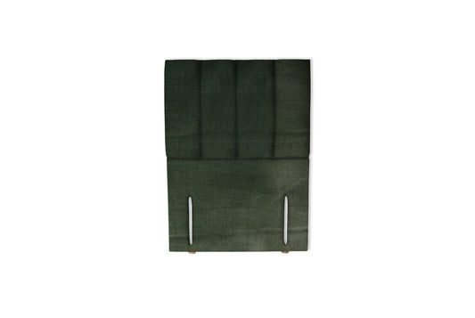 The Lydford Headboard | Cotton_Velvet - Evergreen