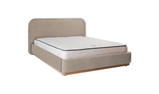 The Narrow Halstock Bed | Linara_Cotton_Linen - Chamois