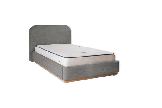 The Narrow Halstock Bed | Linara_Cotton_Linen - French Grey