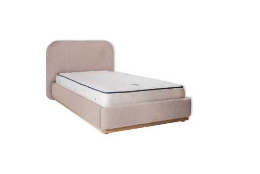 The Narrow Halstock Bed | Cotton_Velvet - Blossom