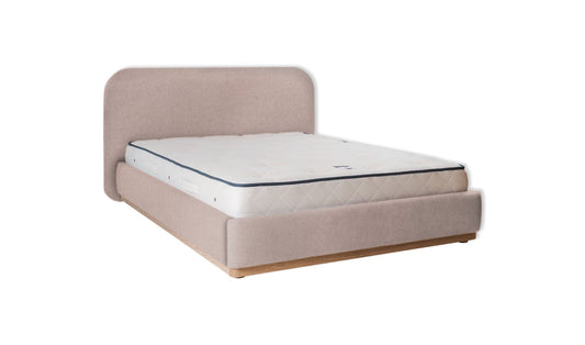 The Narrow Halstock Bed | Cotton_Velvet - Blossom