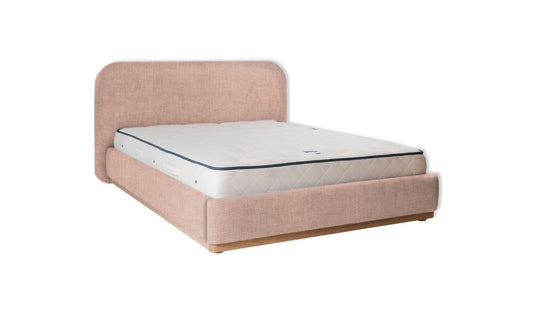 The Narrow Halstock Bed | Washed_Linen - Blossom