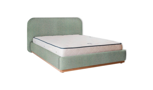 The Narrow Halstock Bed | House_Wool - Slate Green