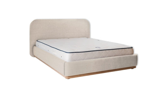 The Narrow Halstock Bed | House_Wool - Oyster