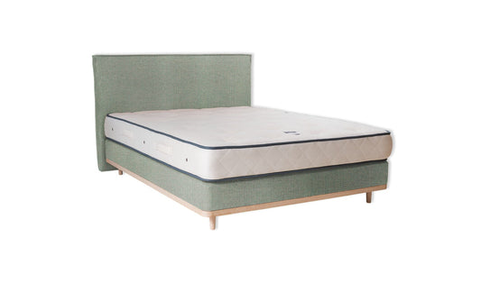 The Otterton Bed | House_Wool - Slate Green