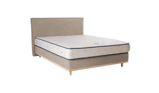 The Otterton Bed | House_Wool - Travertine