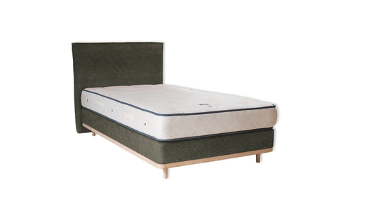 The Otterton Bed | Cotton_Velvet - Anthracite