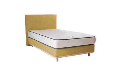 The Otterton Bed | Washed_Linen - Mustard