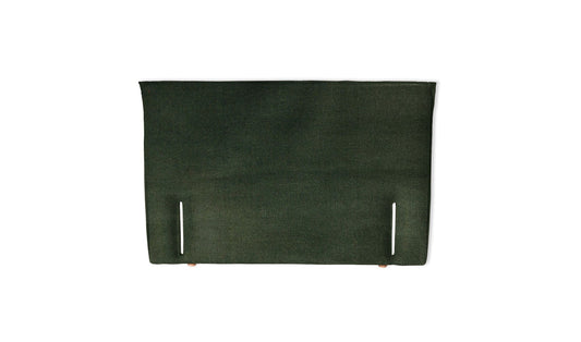 The Otterton Headboard | Cotton_Velvet - Evergreen