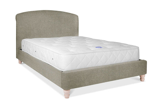 The Sommeil Bed Without Footend | Wool_Hemp - Grain