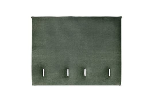 The Prideaux Headboard | Cotton_Velvet - Evergreen