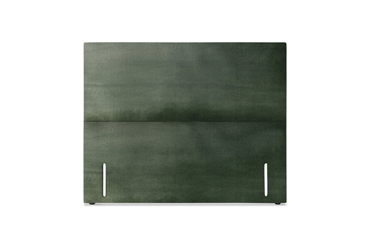 The Lanyard Headboard | Cotton_Velvet - Evergreen
