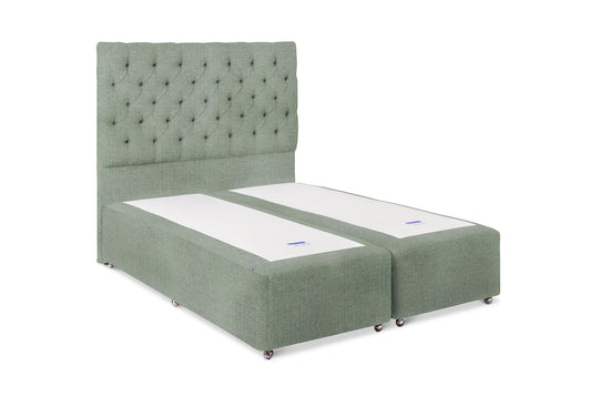 The Vanstone Bed | House_Wool - Slate Green