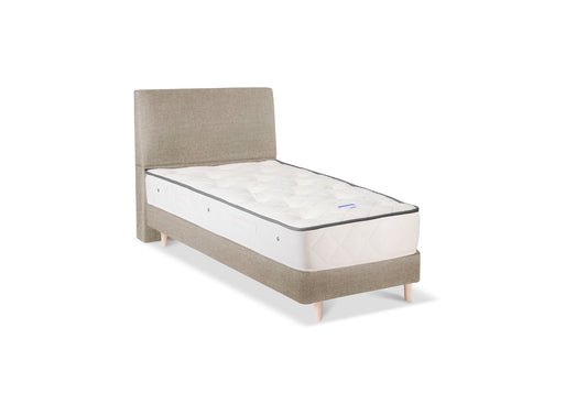 The Stella Bed | House_Wool - Travertine