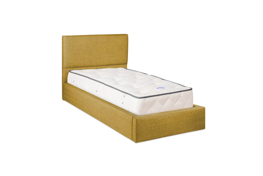 The Exmouth Bed | Washed_Linen - Mustard