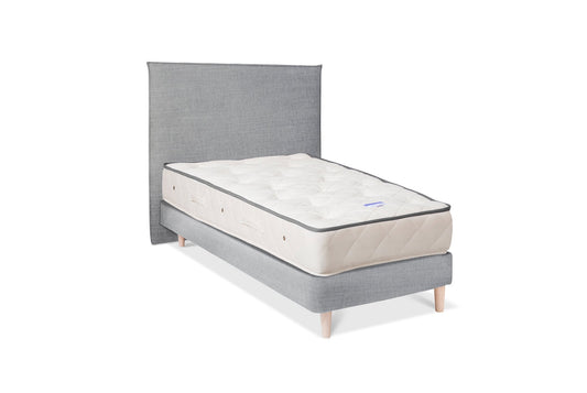 The Prideaux Bed | Linara_Cotton_Linen - Harbour Grey