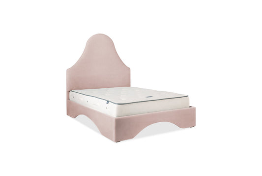 The Rosemoor Bed | Cotton_Velvet - Blossom