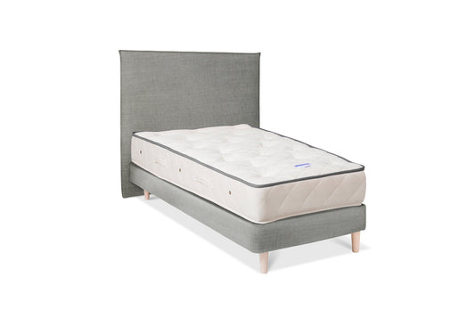 The Prideaux Bed | Linara_Cotton_Linen - French Grey
