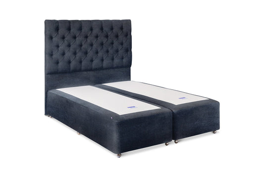 The Vanstone Bed | Velvet - Marine