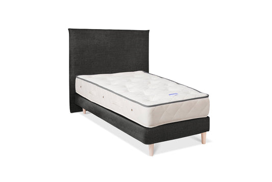 The Prideaux Bed | House_Linen - Organic Basalt