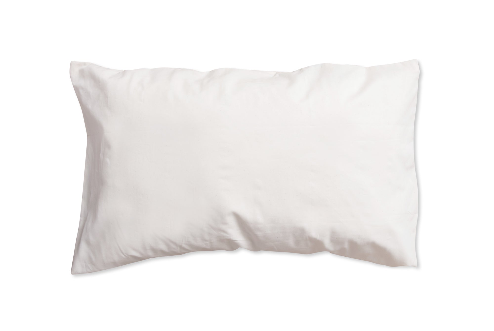 180 Thread Count Unbleached Organic Cotton Pillow Case