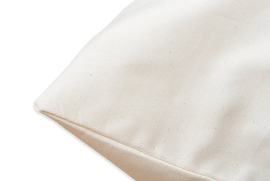 180 Thread Count Unbleached Organic Cotton Pillow Case