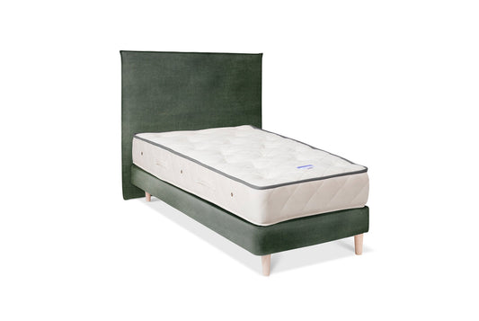 The Prideaux Bed | Cotton_Velvet - Evergreen