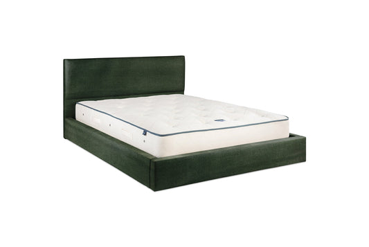 The Exmouth Bed | Velvet - Evergreen