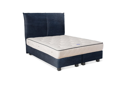 The Fiador Bed | Velvet - Marine