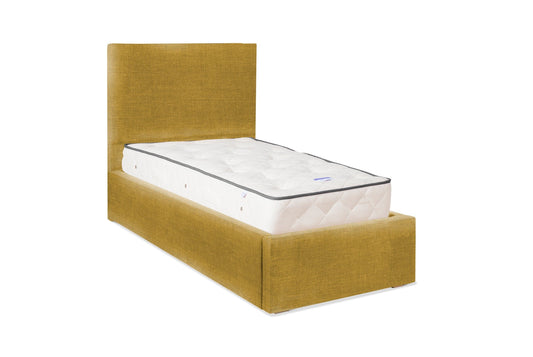 The Dartmouth Bed | Washed_Linen - Mustard